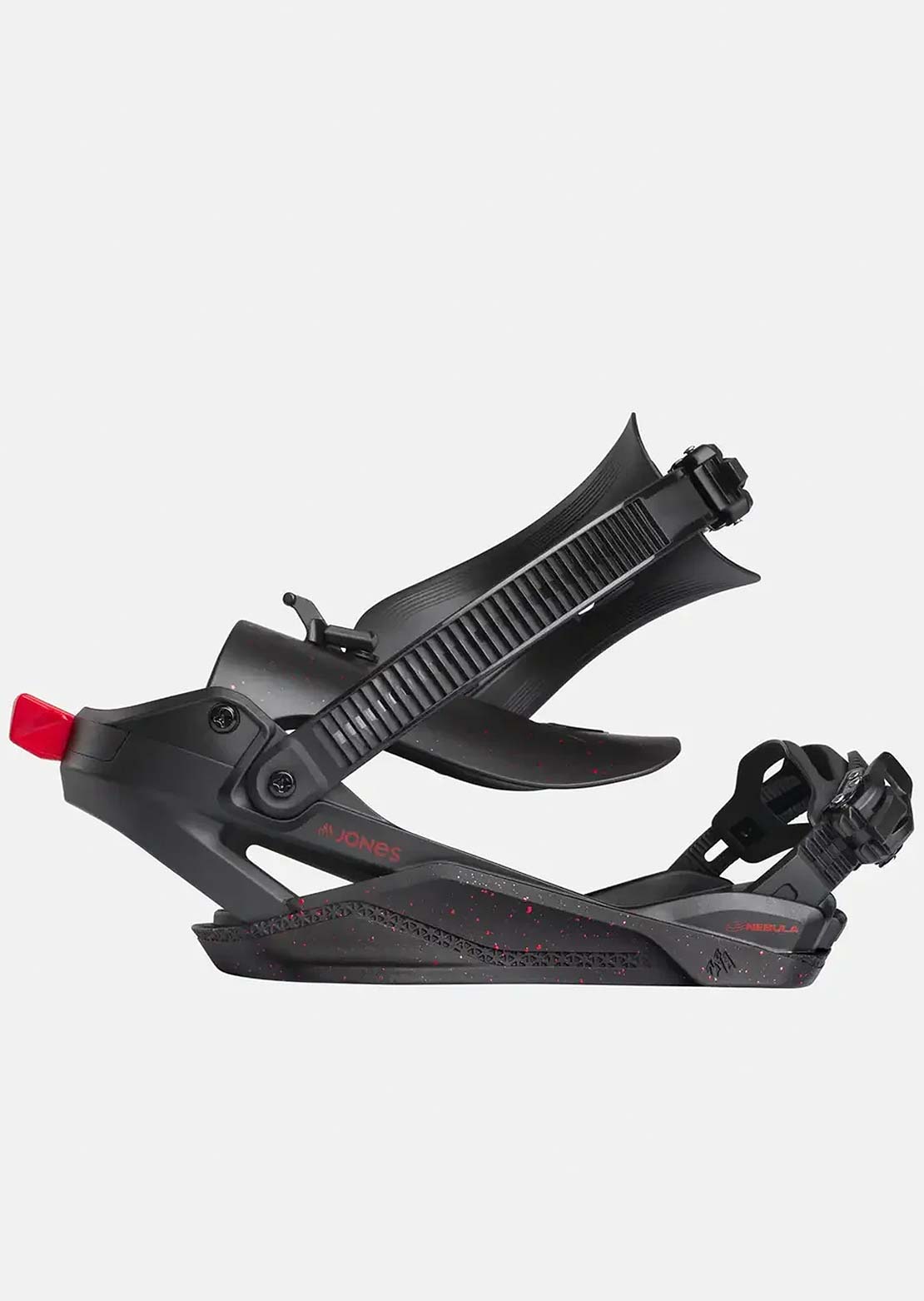 Jones Unisex Nebula FASE Snowboard Bindings Tweaker Black/Red
