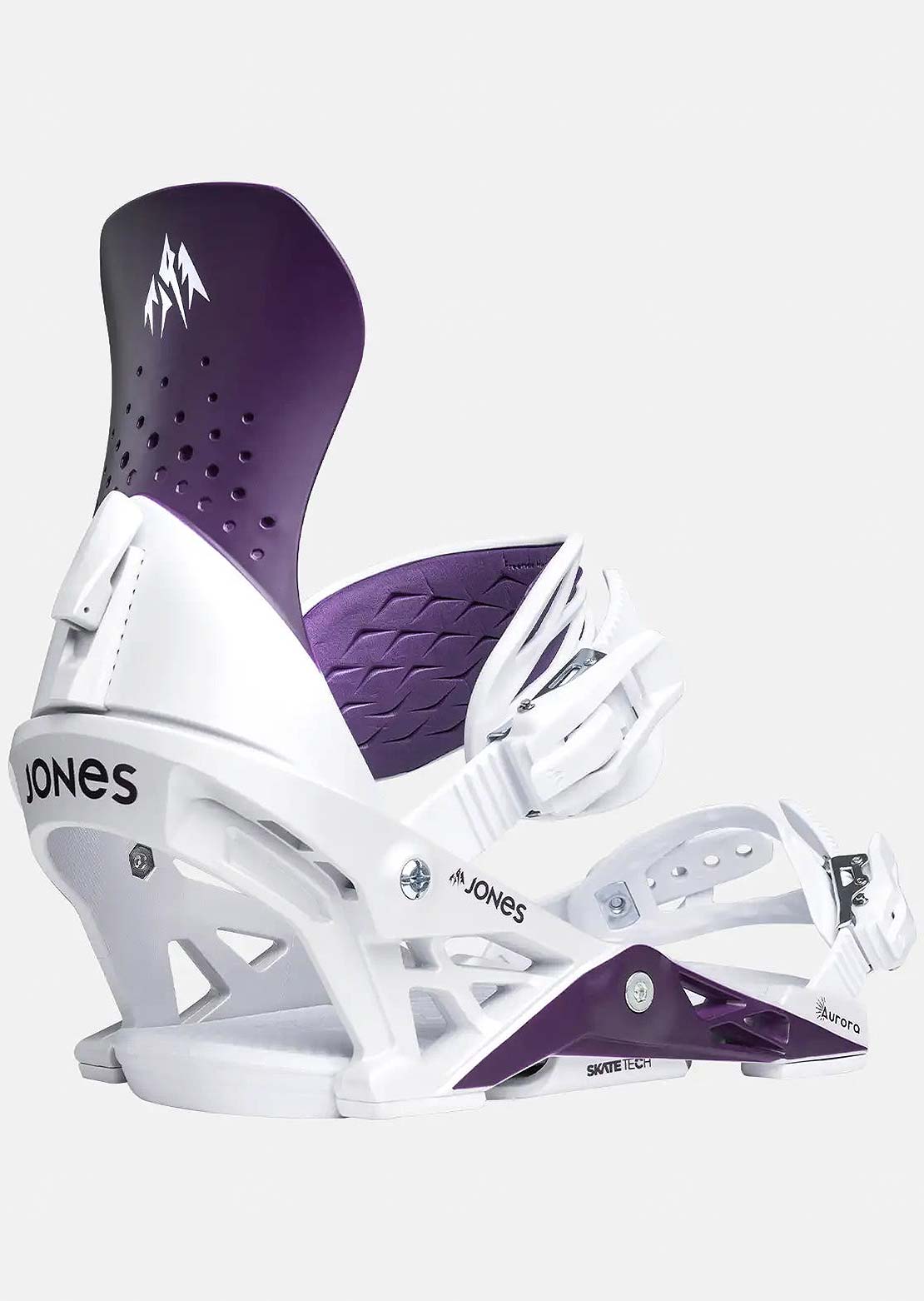 Jones Women's Aurora Snowboard Bindings Deep Purple White