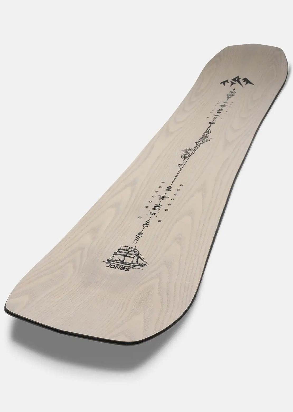 Jones Women's Flagship Snowboard Wood Veneer