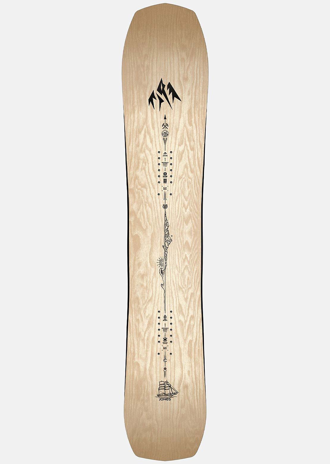 Jones Women's Flagship Snowboard Wood Veneer
