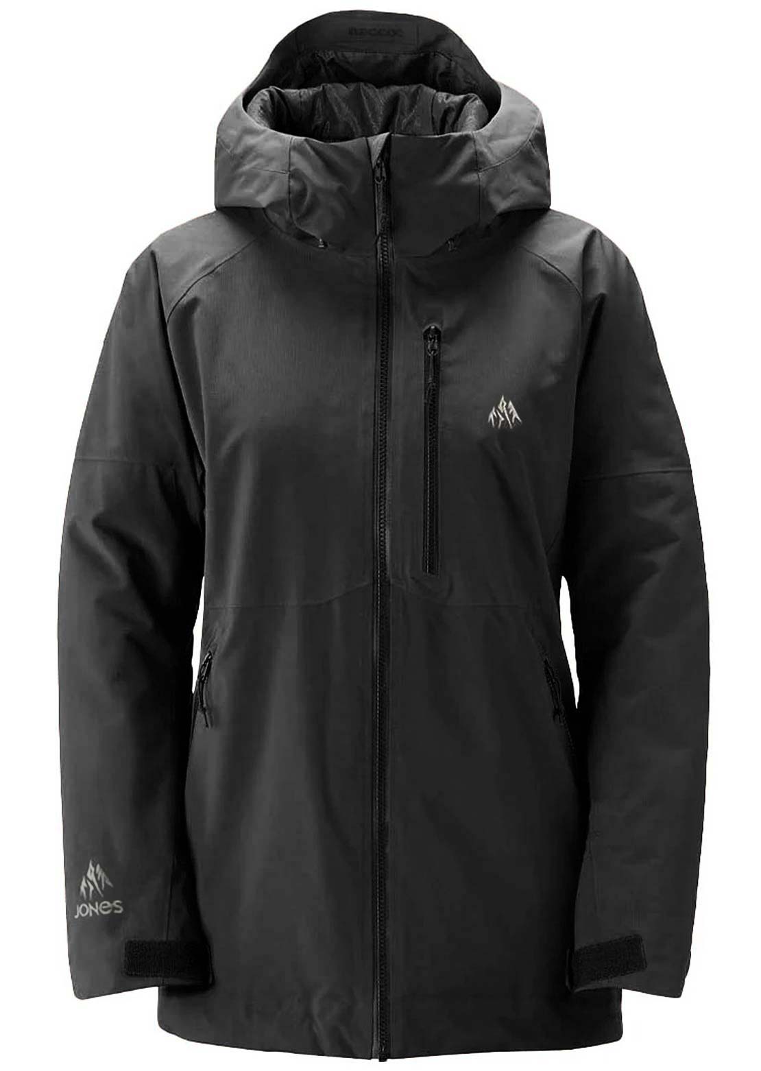Jones Women's Mountain Surf Parka Jacket Black