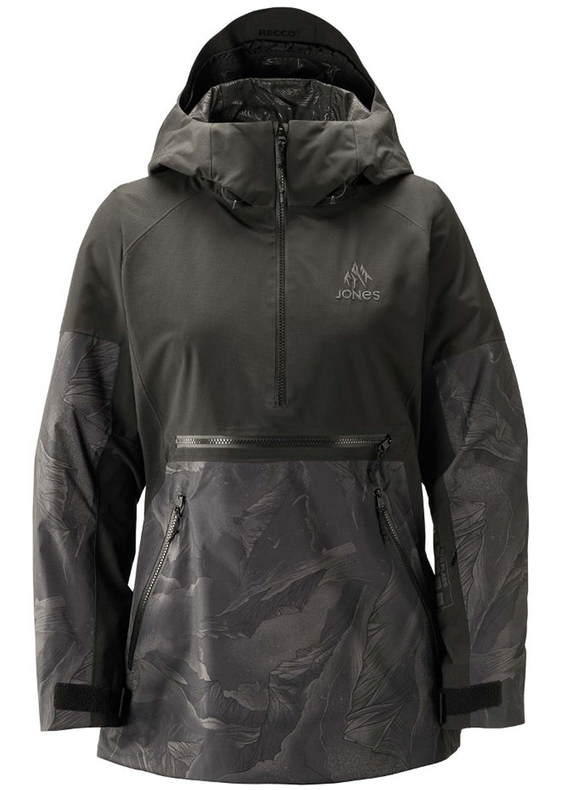 Jones Women's Mountain Surf Rec Anorak Camo Allover
