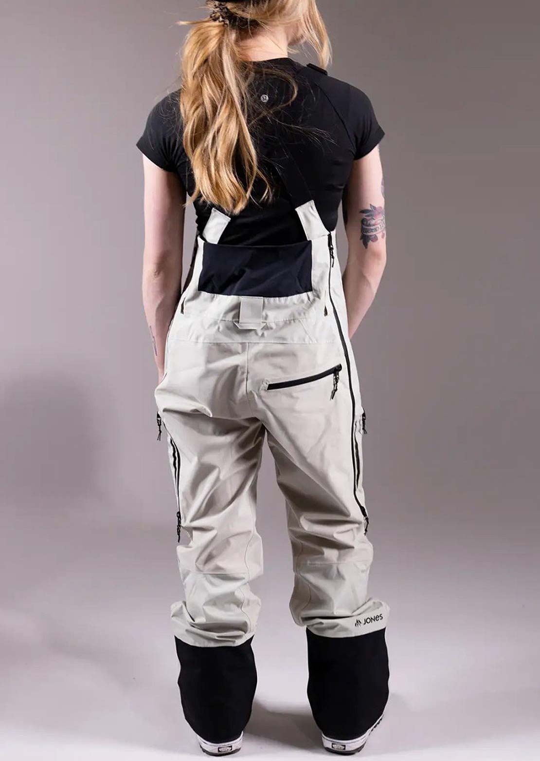 Jones Women's Mountain Surf Rec Bib Pants Smoke Gray