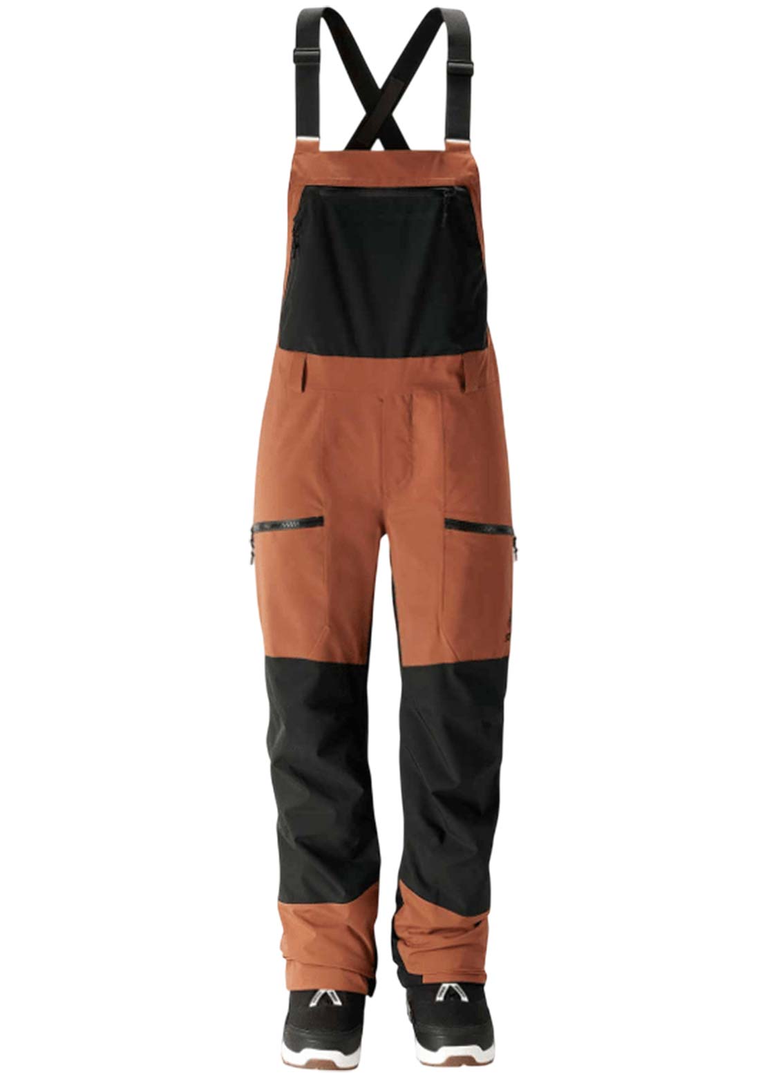 Jones Women's Mountain Surf Recycled Bib Pants Terracotta
