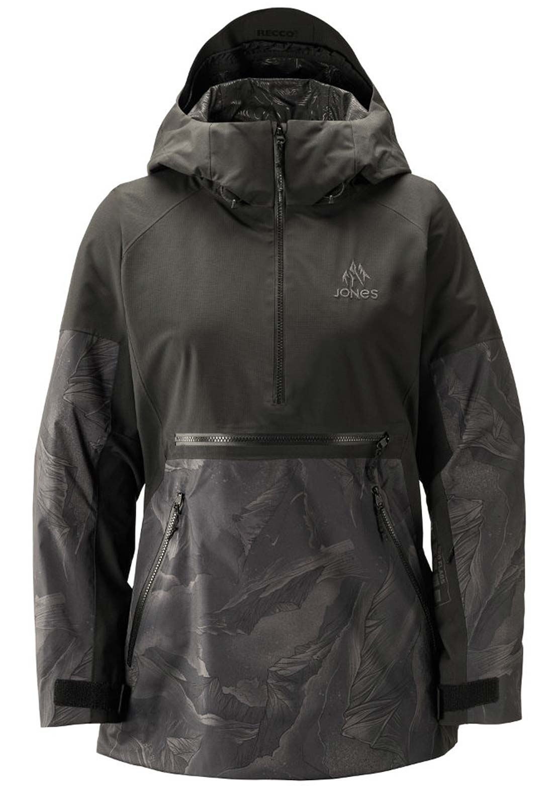 Jones Women's Mountain Surf Recycled Jacket Camo Allover