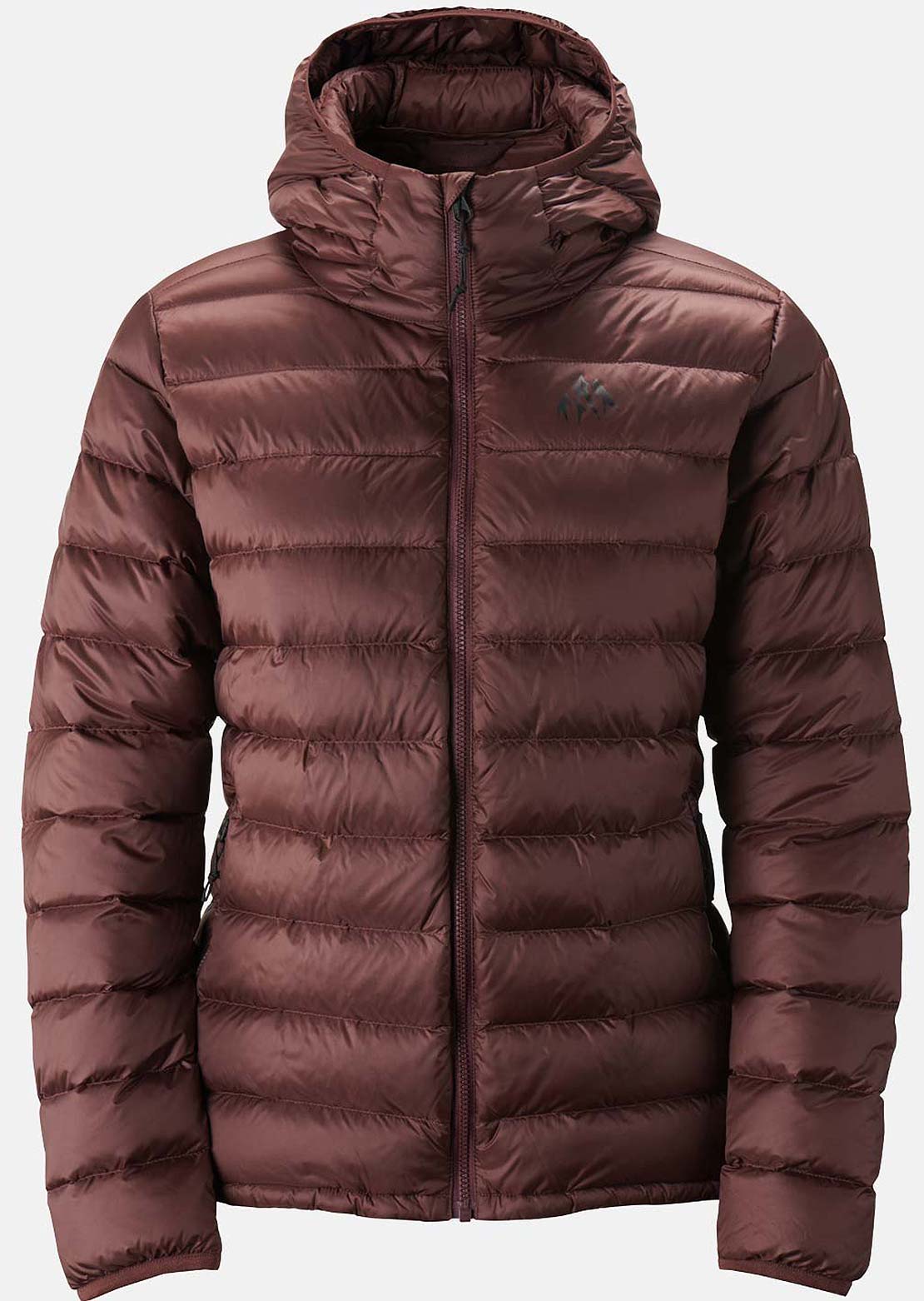 Jones Women's Re Up Down Puffy Hoody Jacket Vulcano Red