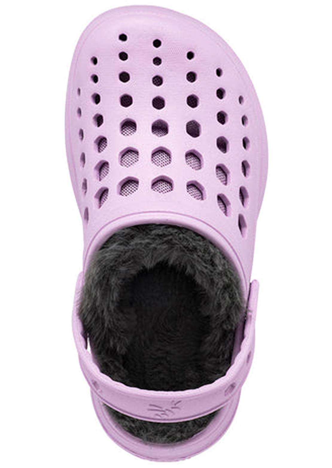 Joybees Toddler Cozy Lined Clogs Lavender/Charcoal