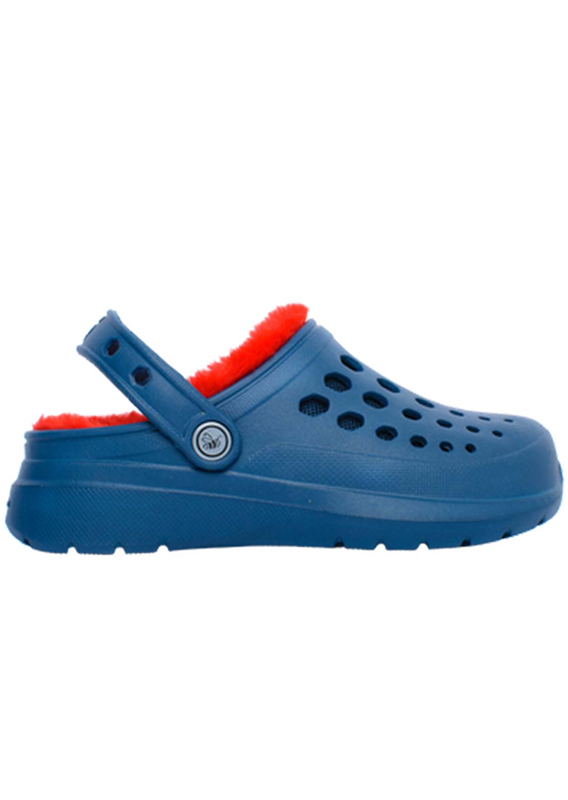 Joybees Toddler Cozy Lined Clogs Navy/red