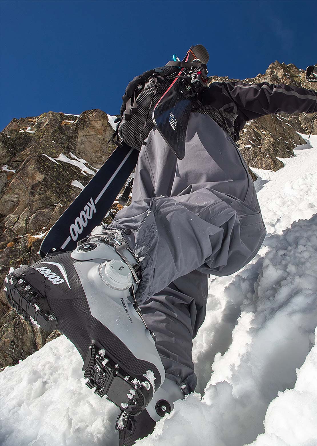 K2 AT130 Boa Ski Boots Black/Silver