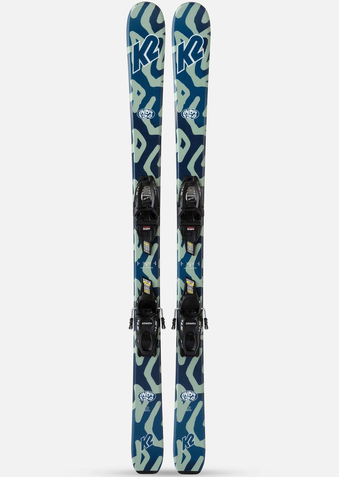 K2 Junior Indy 4.5 FDT Large Plate Ski Kit