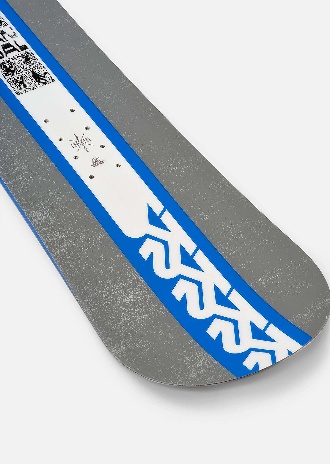 K2 Junior Vandal Snowboard Grey/Blue
