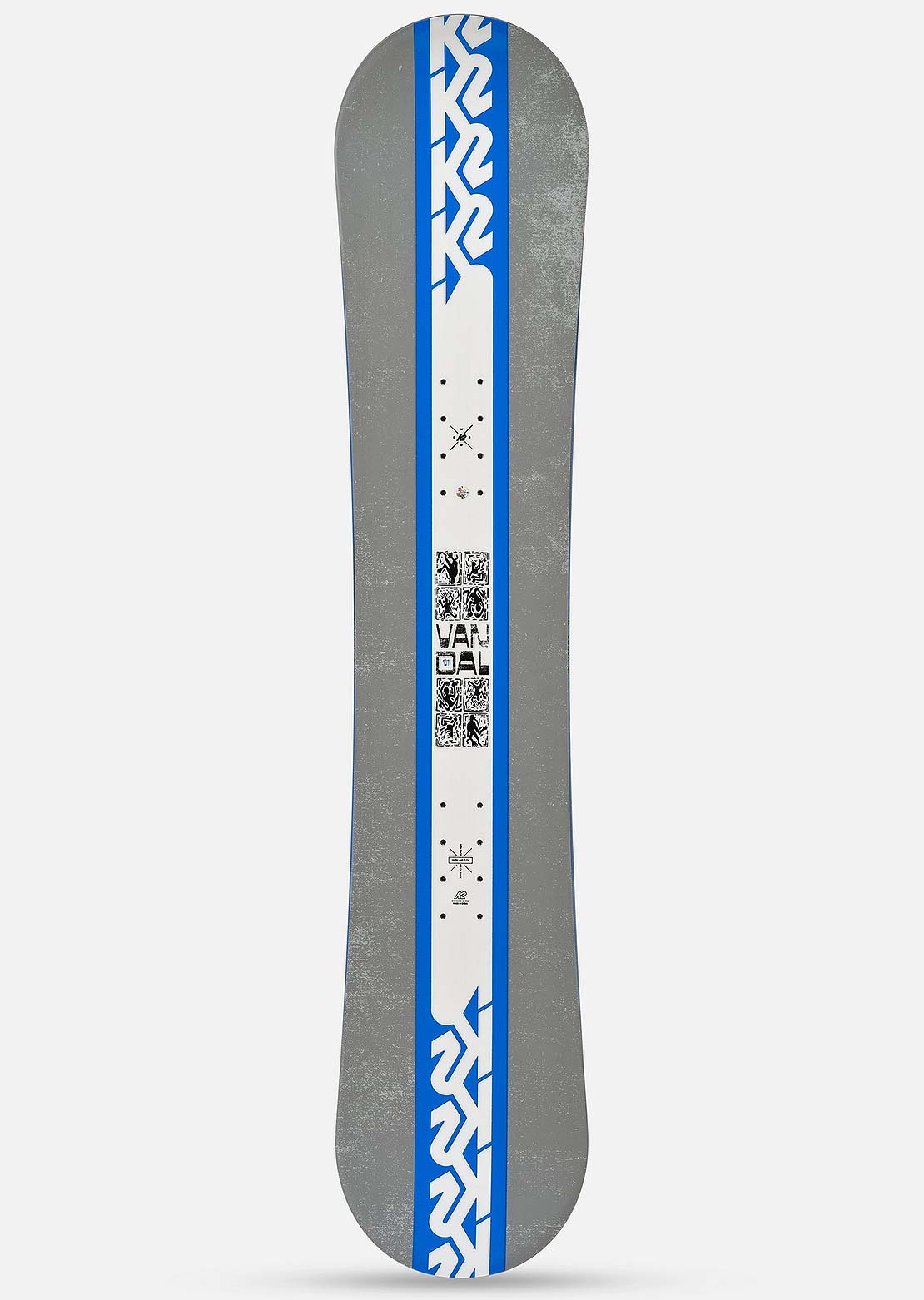 K2 Junior Vandal Snowboard Grey/Blue