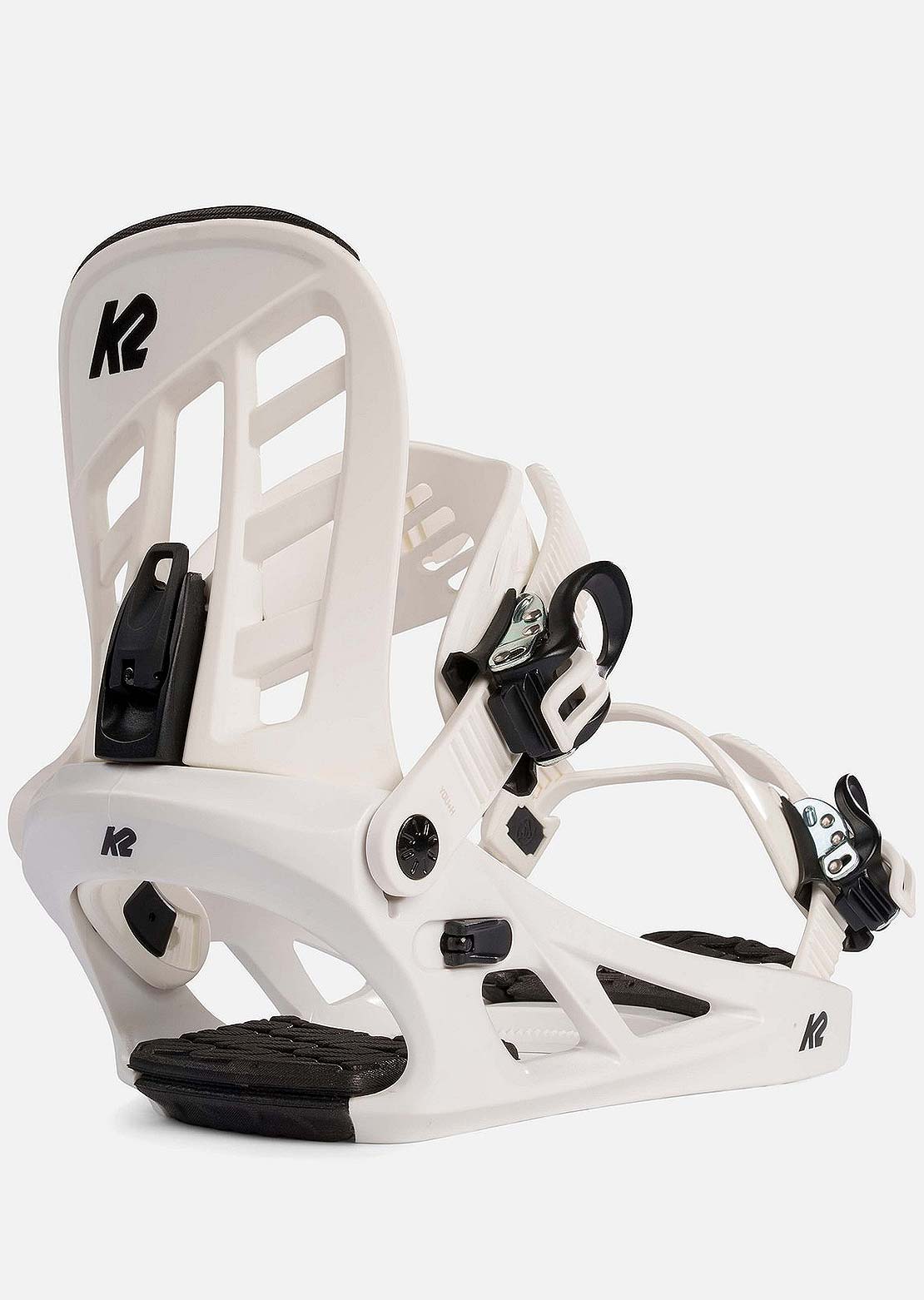K2 Junior Youth Snowboard Bindings White