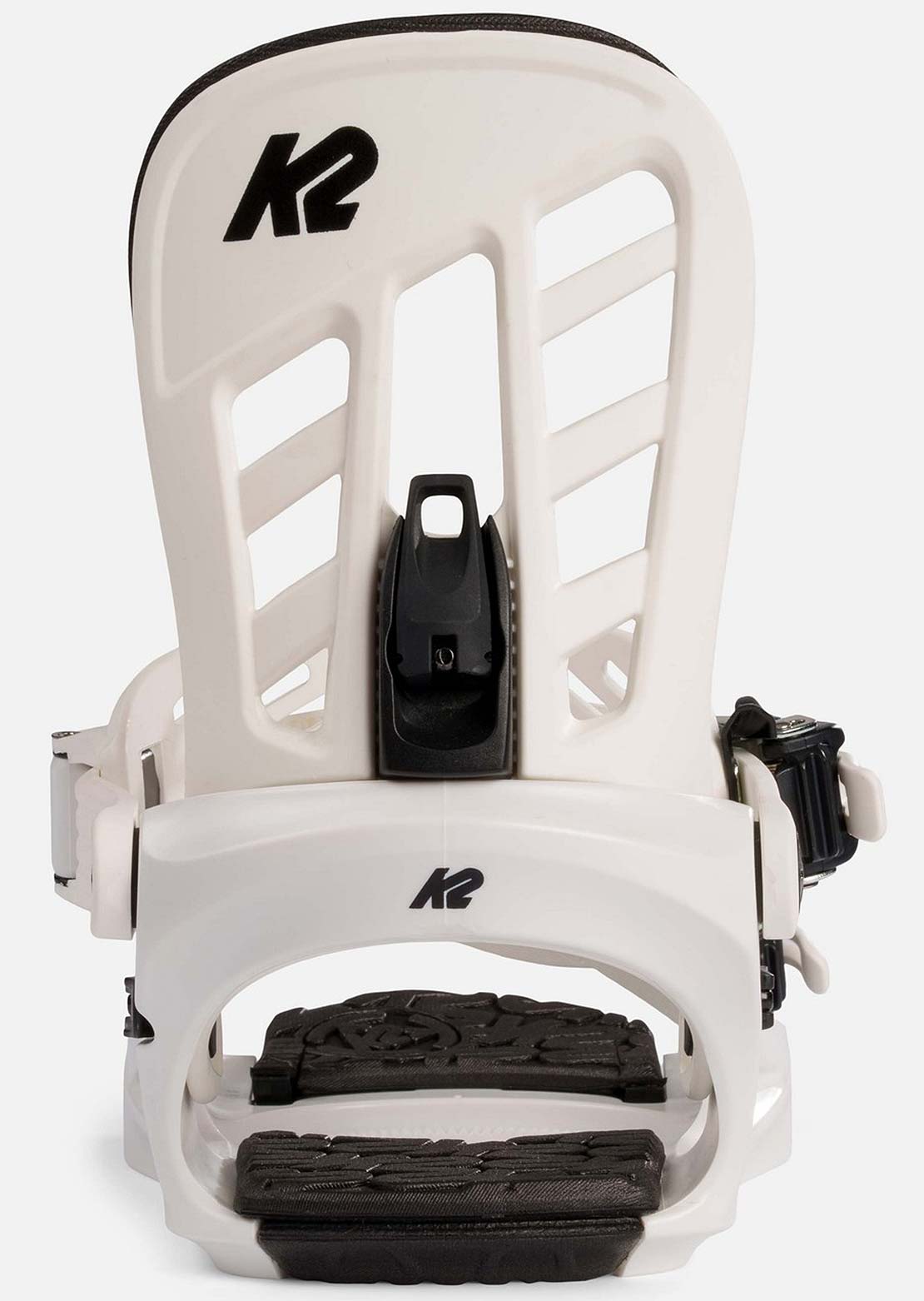 K2 Junior Youth Snowboard Bindings White