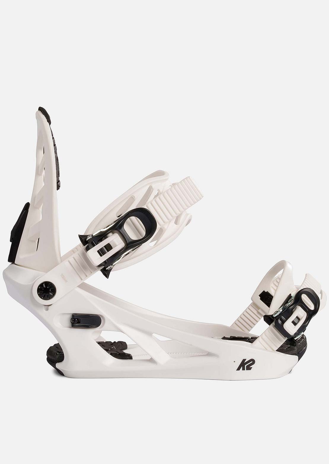 K2 Junior Youth Snowboard Bindings White