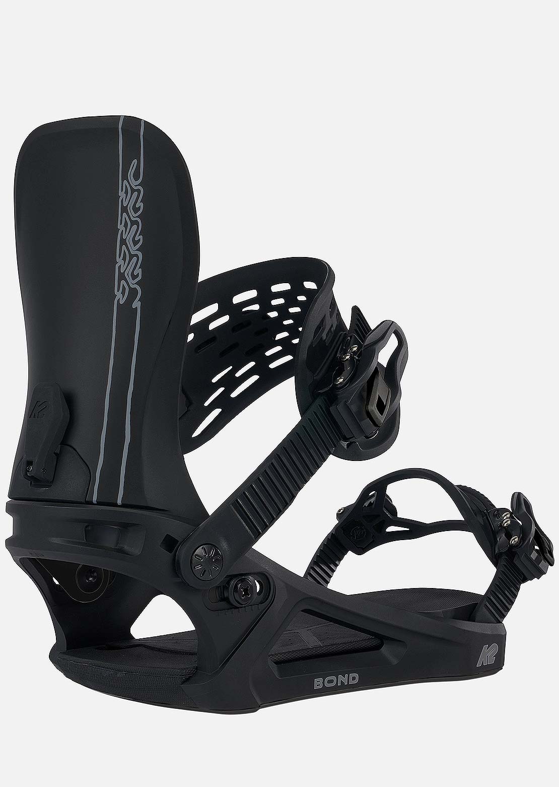 K2 Men&#39;s Bond Snowboard Bindings Black