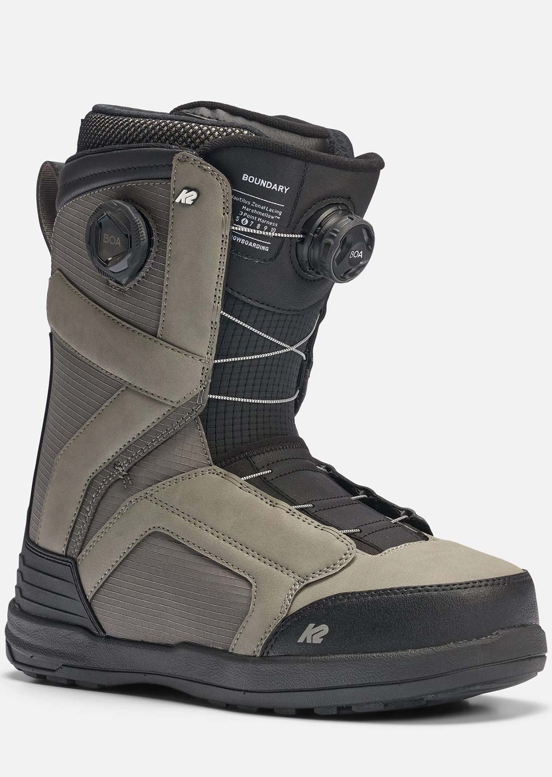 K2 Men's Boundary Snowboard Boots Grey