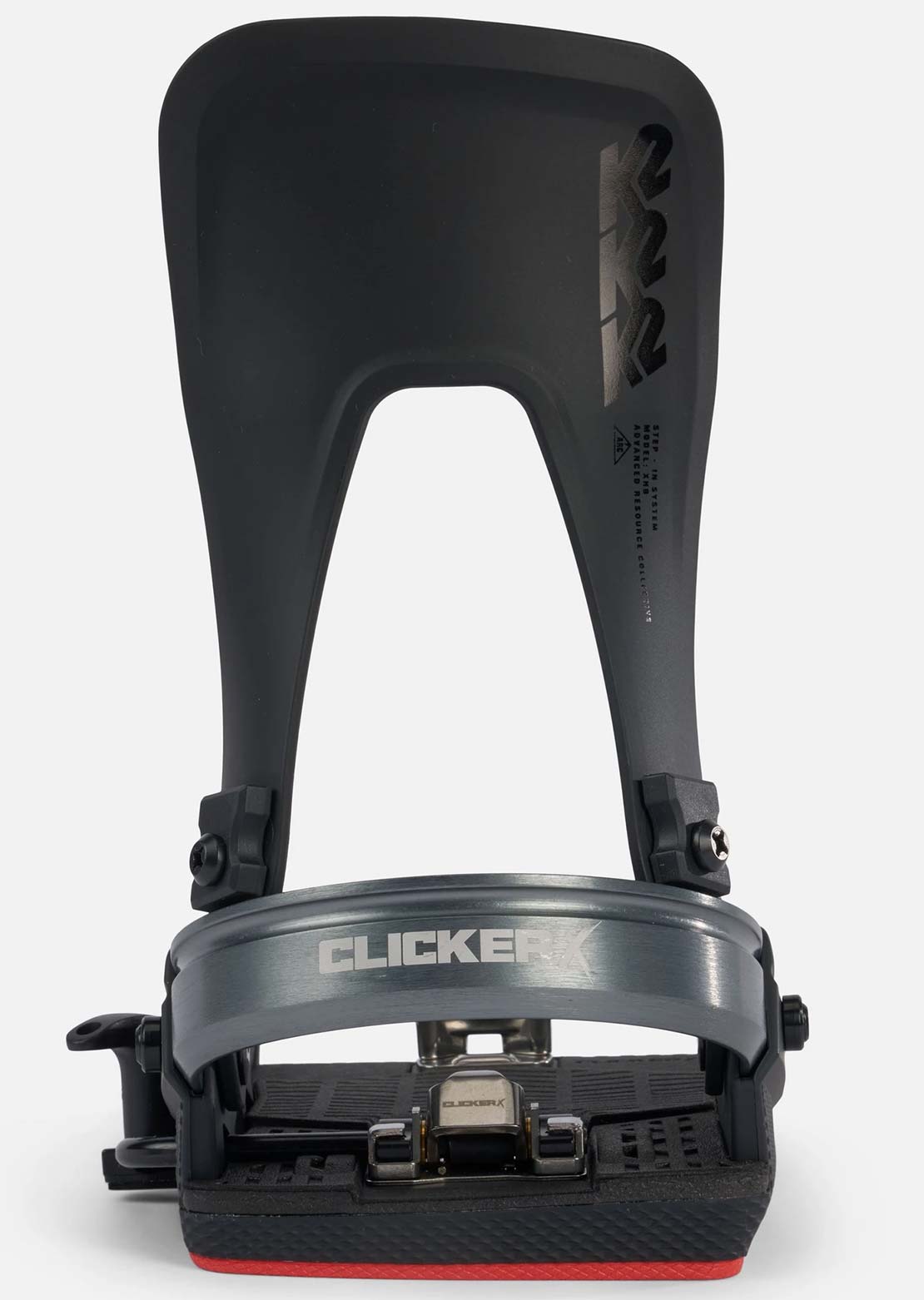 K2 Men's Clicker X HB Snowboard Bindings Grey