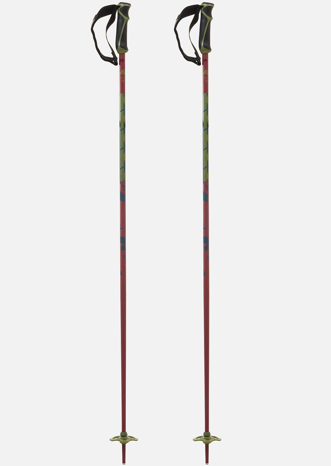 K2 Men's Freeride 16 Ski Poles Strazz