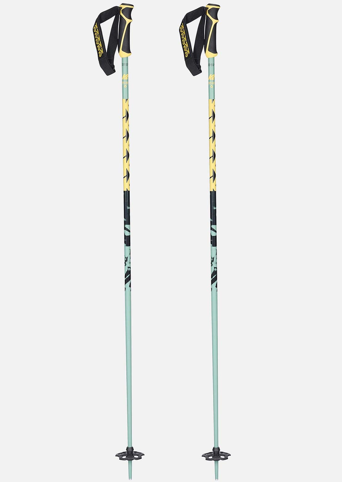 K2 Men&#39;s Freeride 16 Ski Poles Seafoam