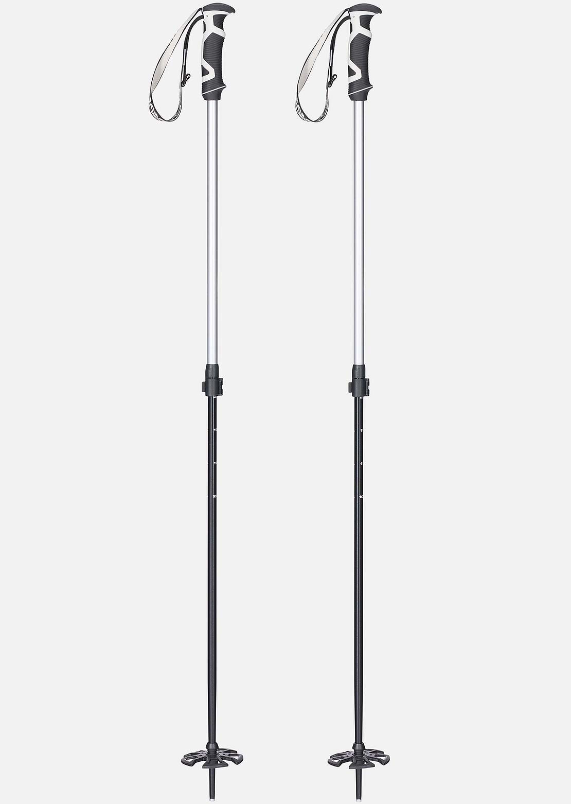 K2 Men's Lockjaw ALU Ski Poles Silver