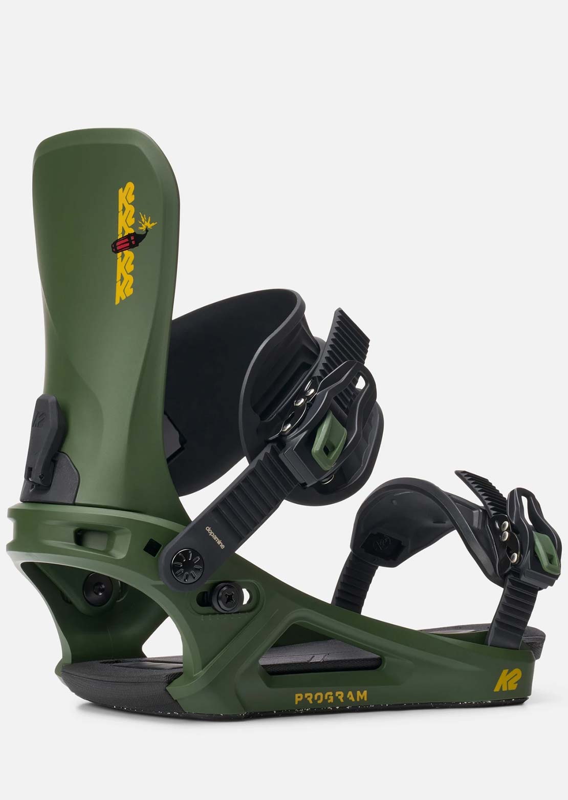 K2 Men's Program Snowboard Bindings Dopamine