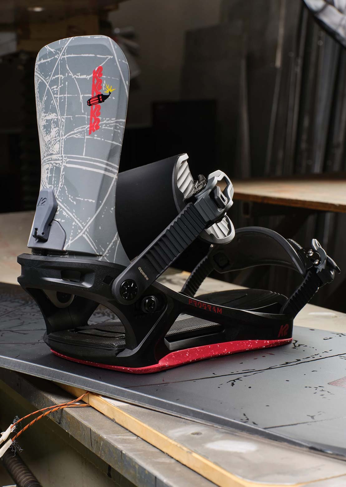 K2 Men's Program Snowboard Bindings Storm Cycle