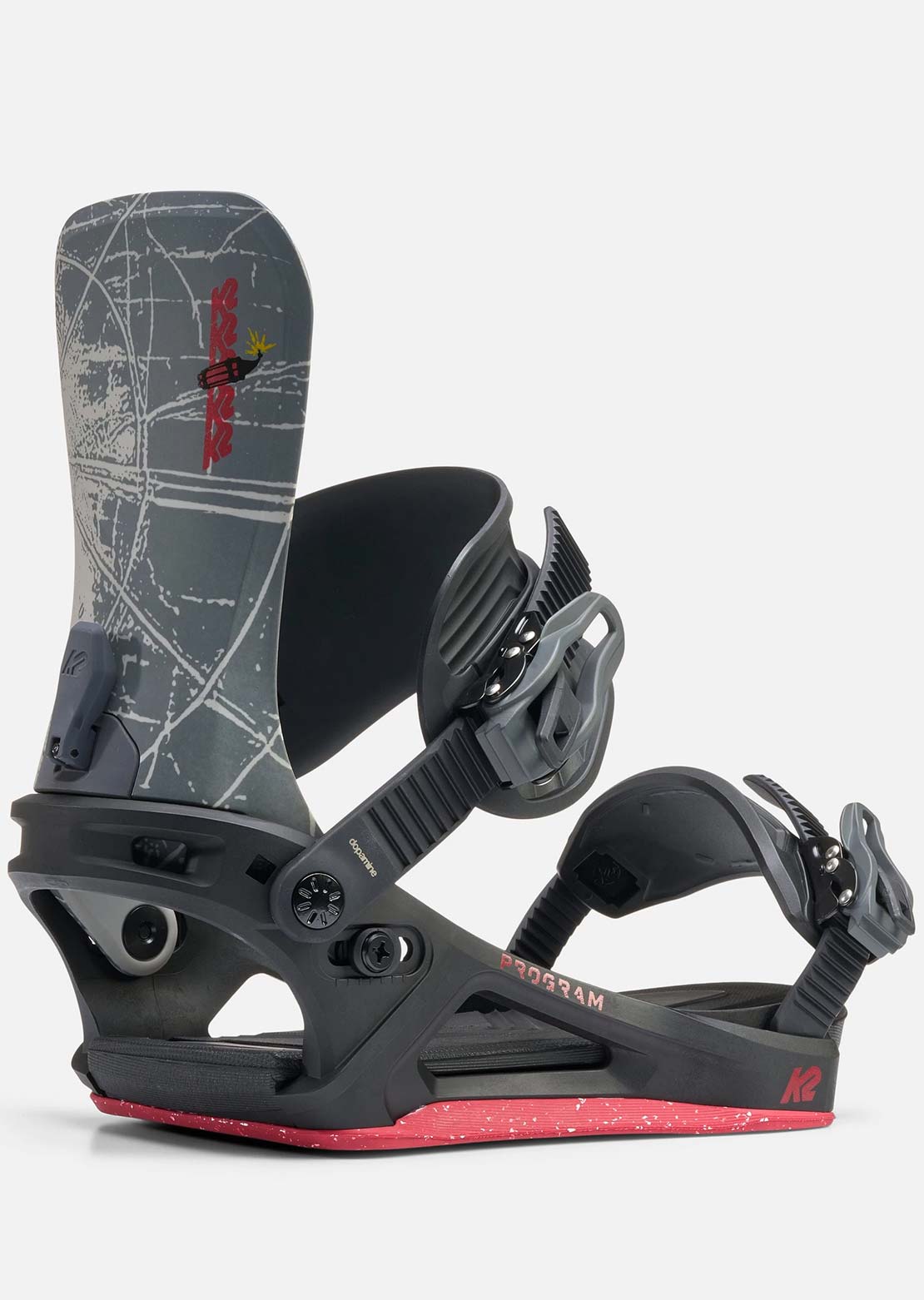 K2 Men's Program Snowboard Bindings Storm Cycle