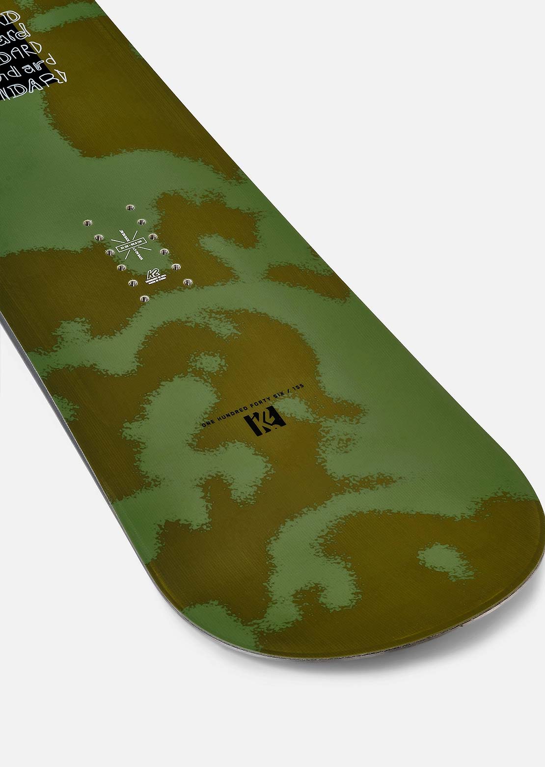 K2 Men&#39;s Standard Snowboard Green/Multi