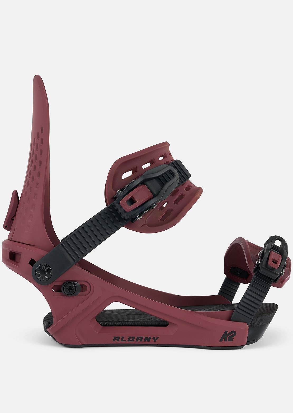 K2 Women&#39;s Albany Snowboard Bindings Maroon