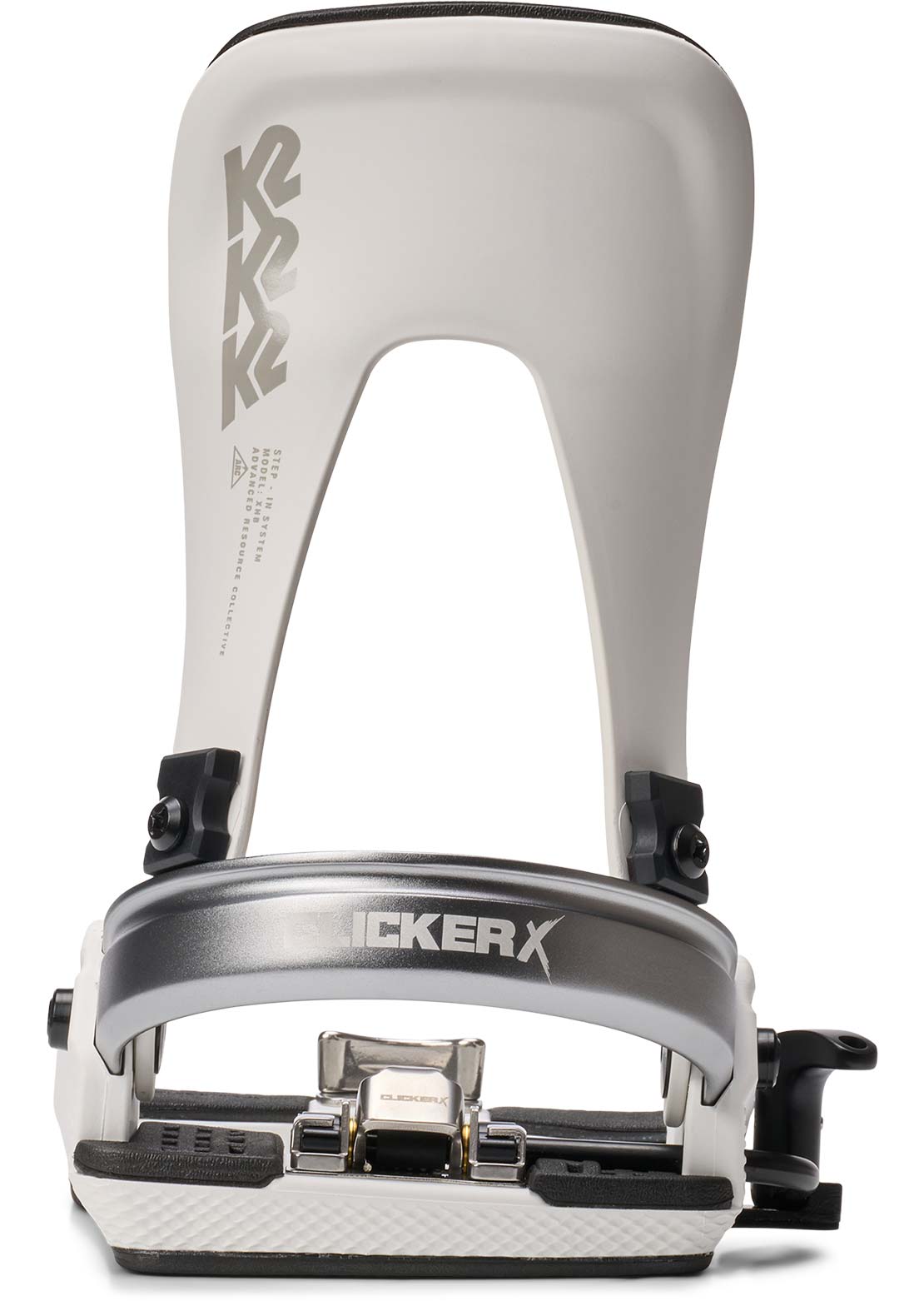 K2 Women's Clicker X HB Snowboard Bindings White