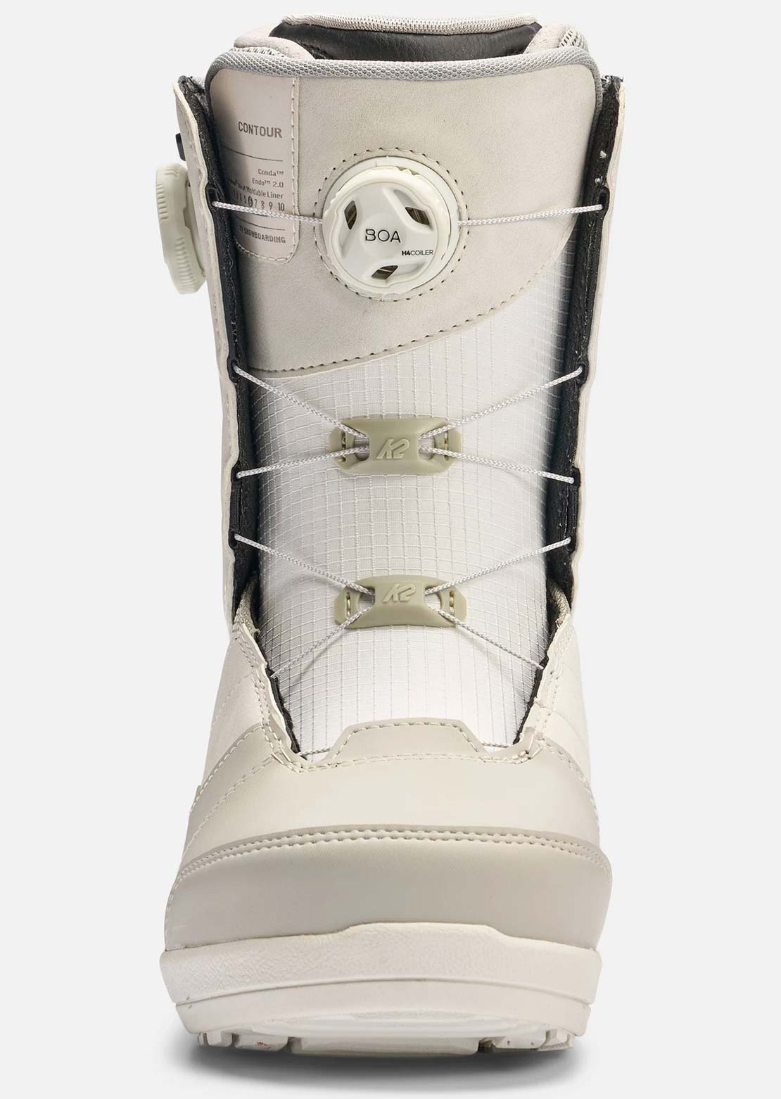 K2 Women's Contour Snowboard Boots Light Grey