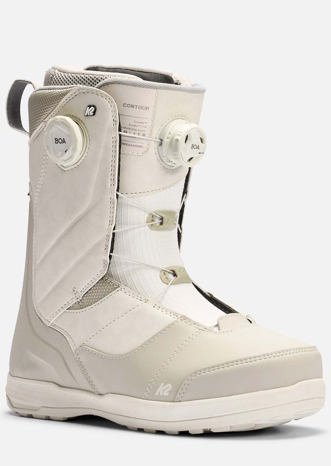 K2 Women's Contour Snowboard Boots Light Grey