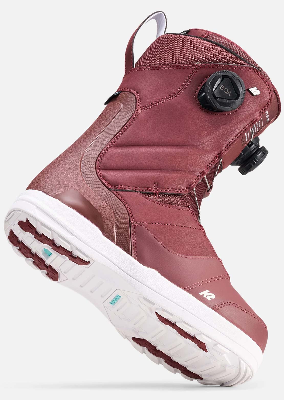 K2 Women's Contour Snowboard Boots Maroon