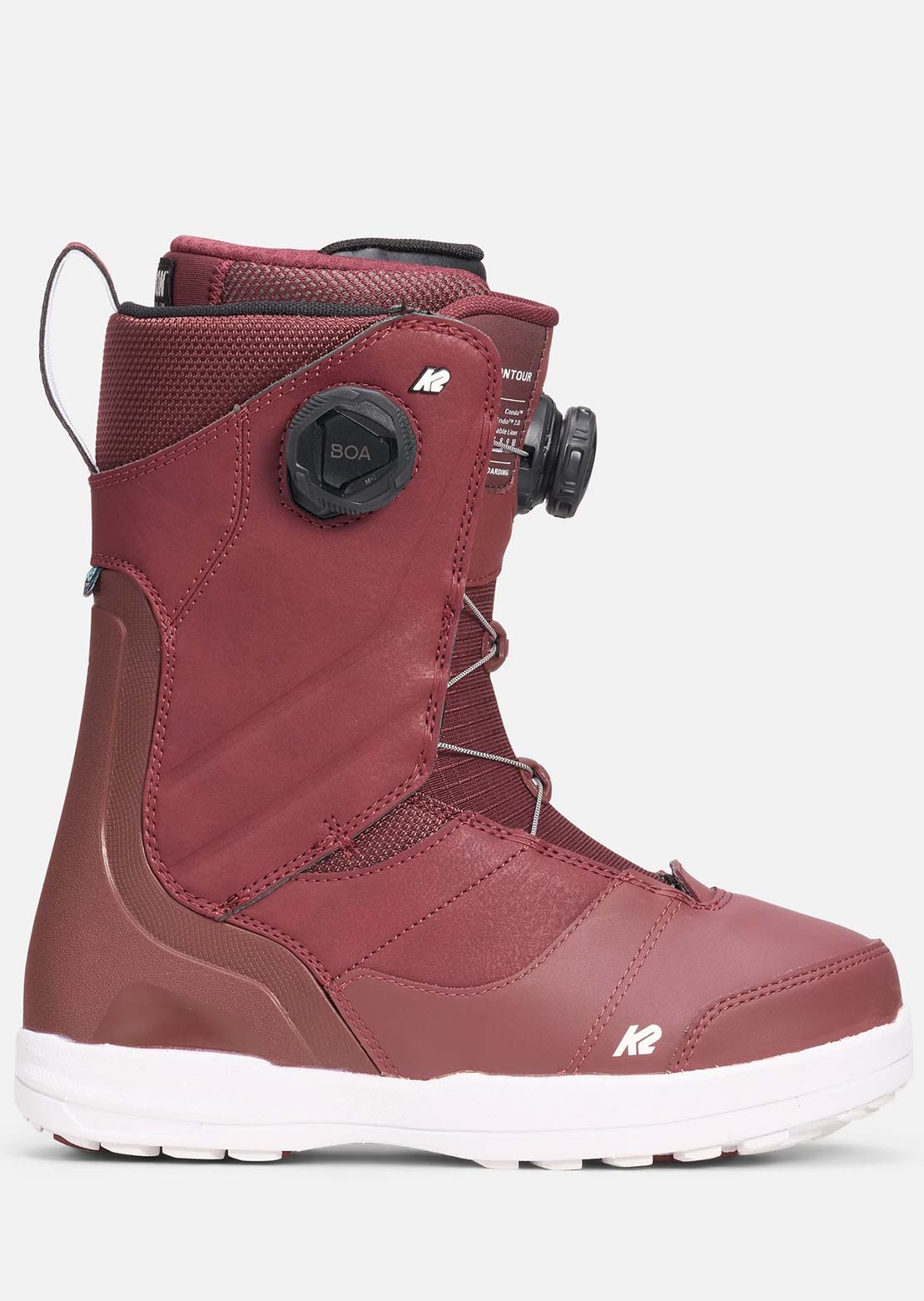 K2 Women's Contour Snowboard Boots Maroon