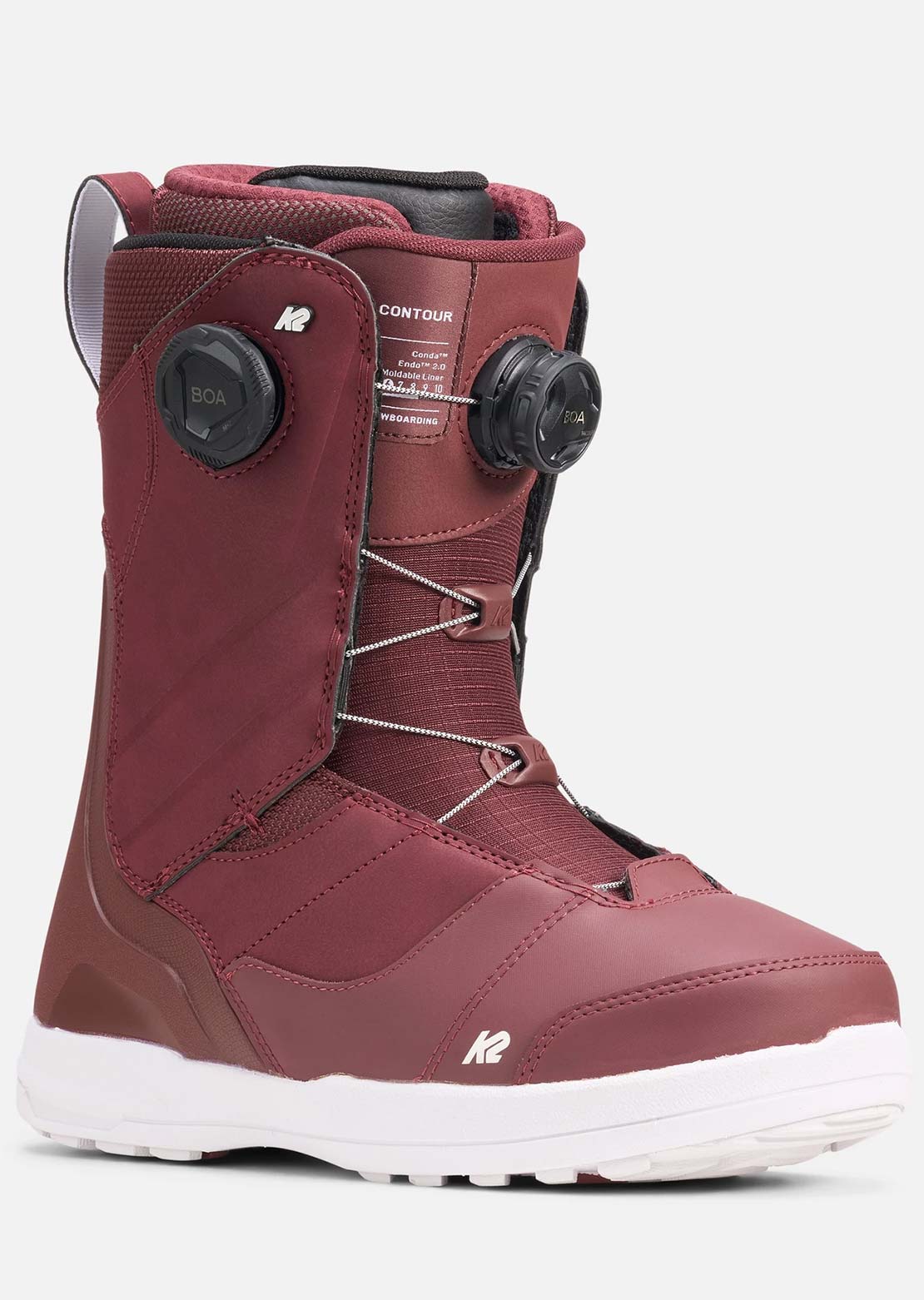 K2 Women's Contour Snowboard Boots Maroon