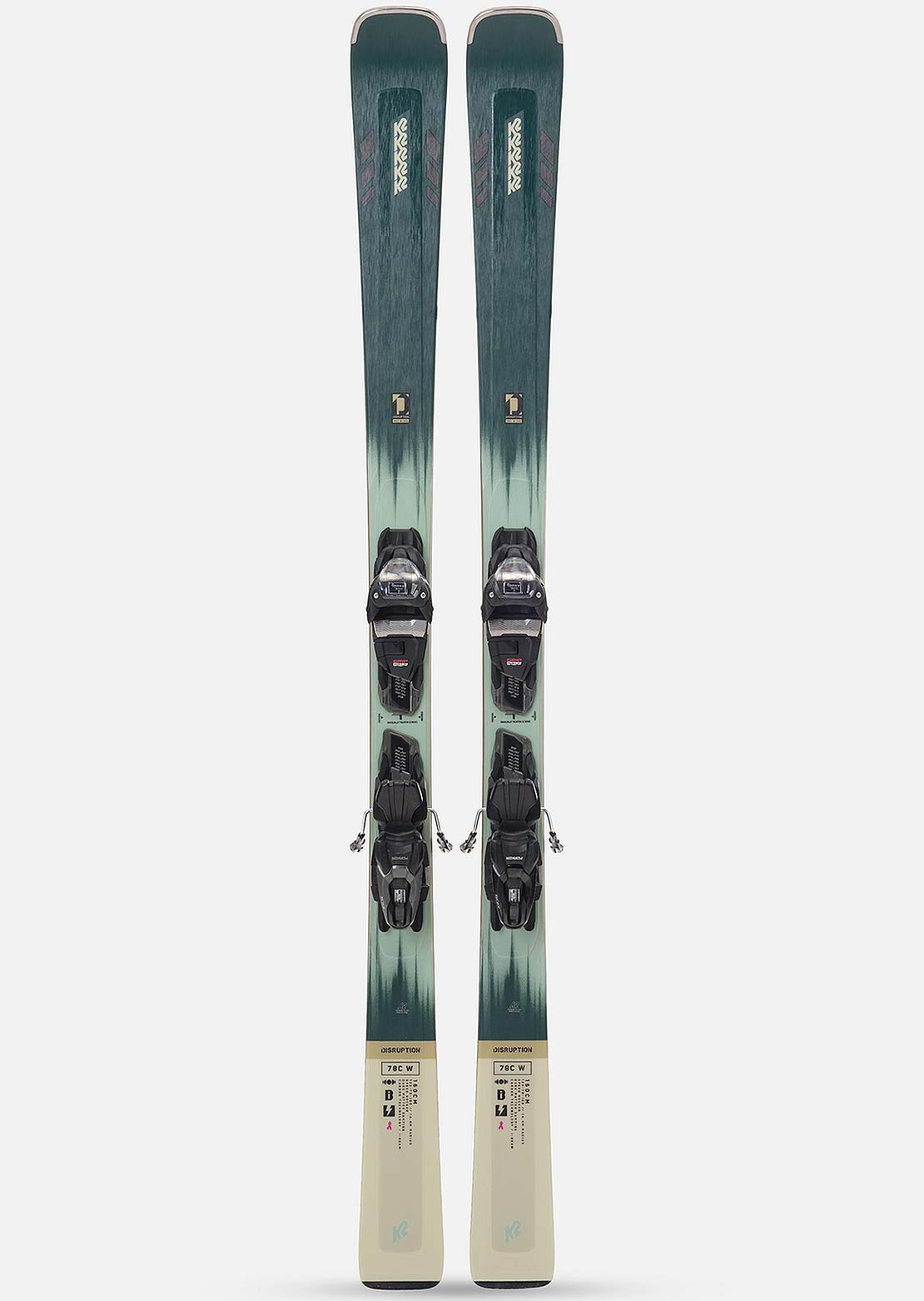 K2 Women&#39;s Disruption 78C ER310 Compact Quikclik Ski Kit