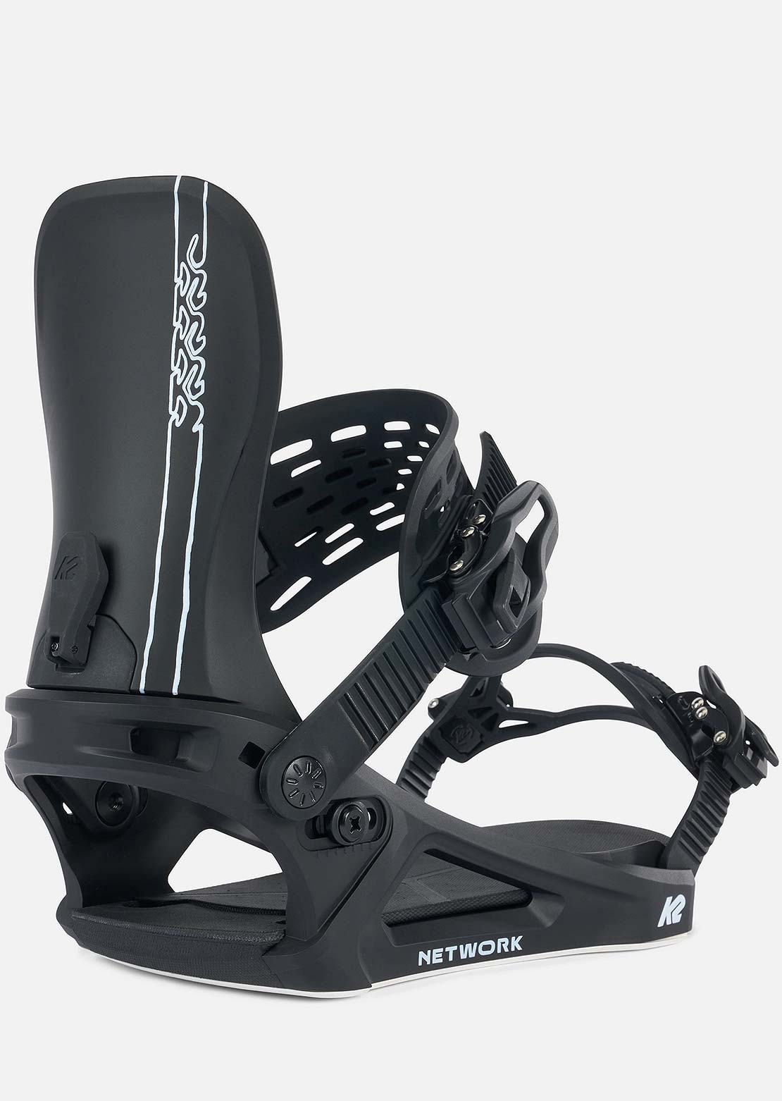 K2 Women&#39;s Network Snowboard Bindings Black