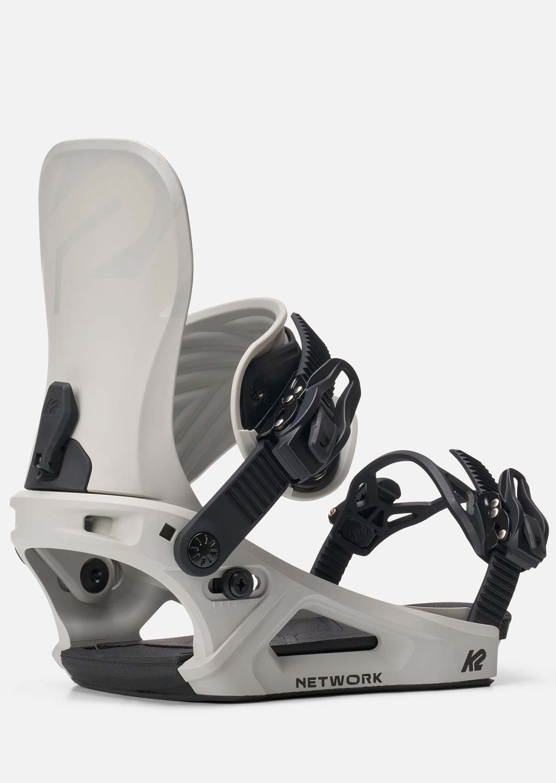 K2 Women's Network Snowboard Bindings Grey
