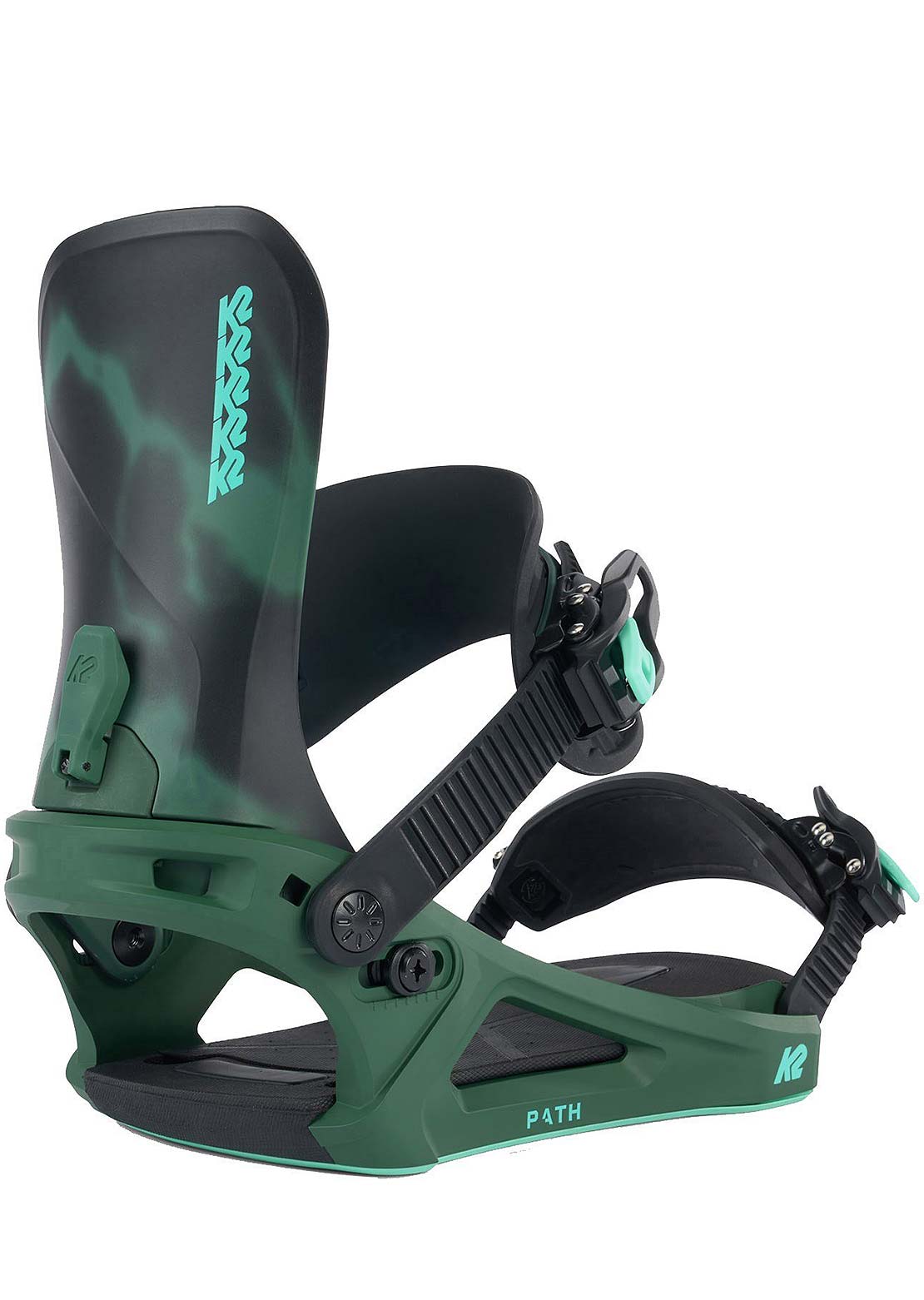 K2 Women's Path Snowboard Bindings Deep Green