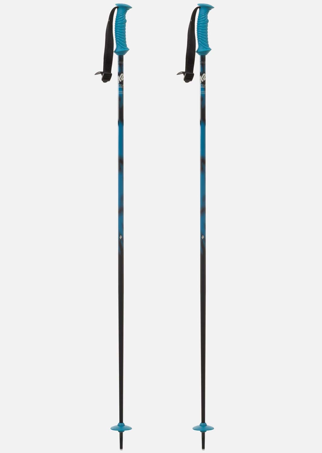 K2 Women's Style Aluminum Ski Poles Blue