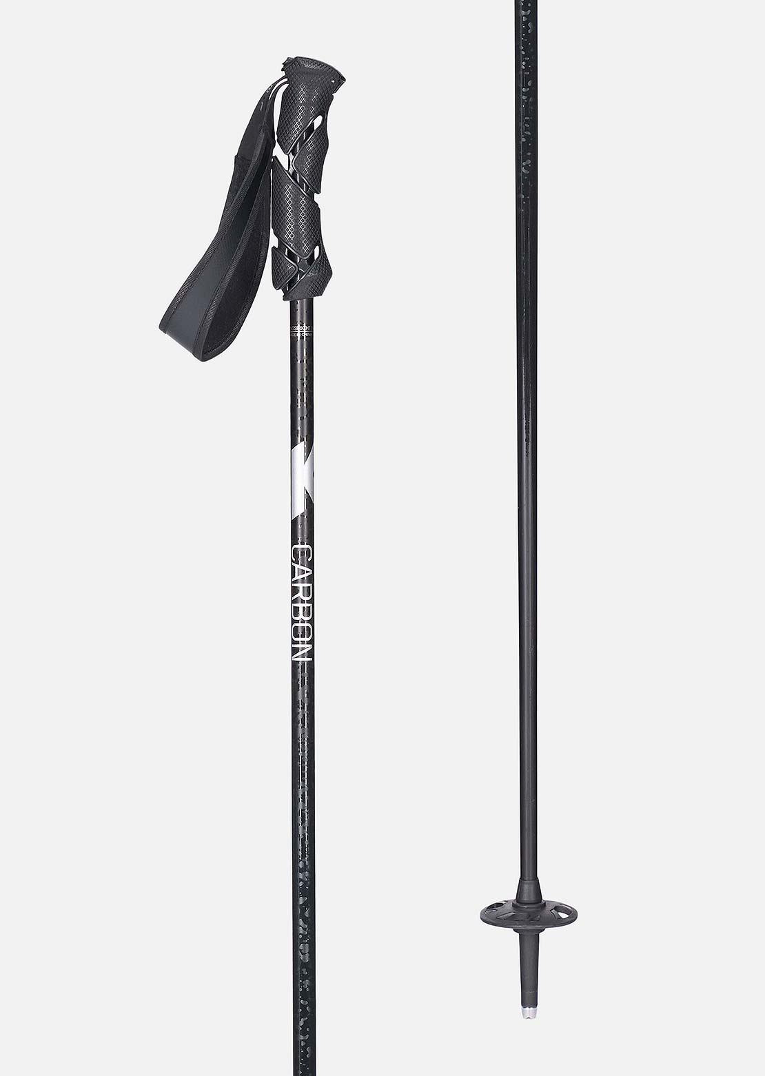K2 Women's Style Carbon Ski Poles Black