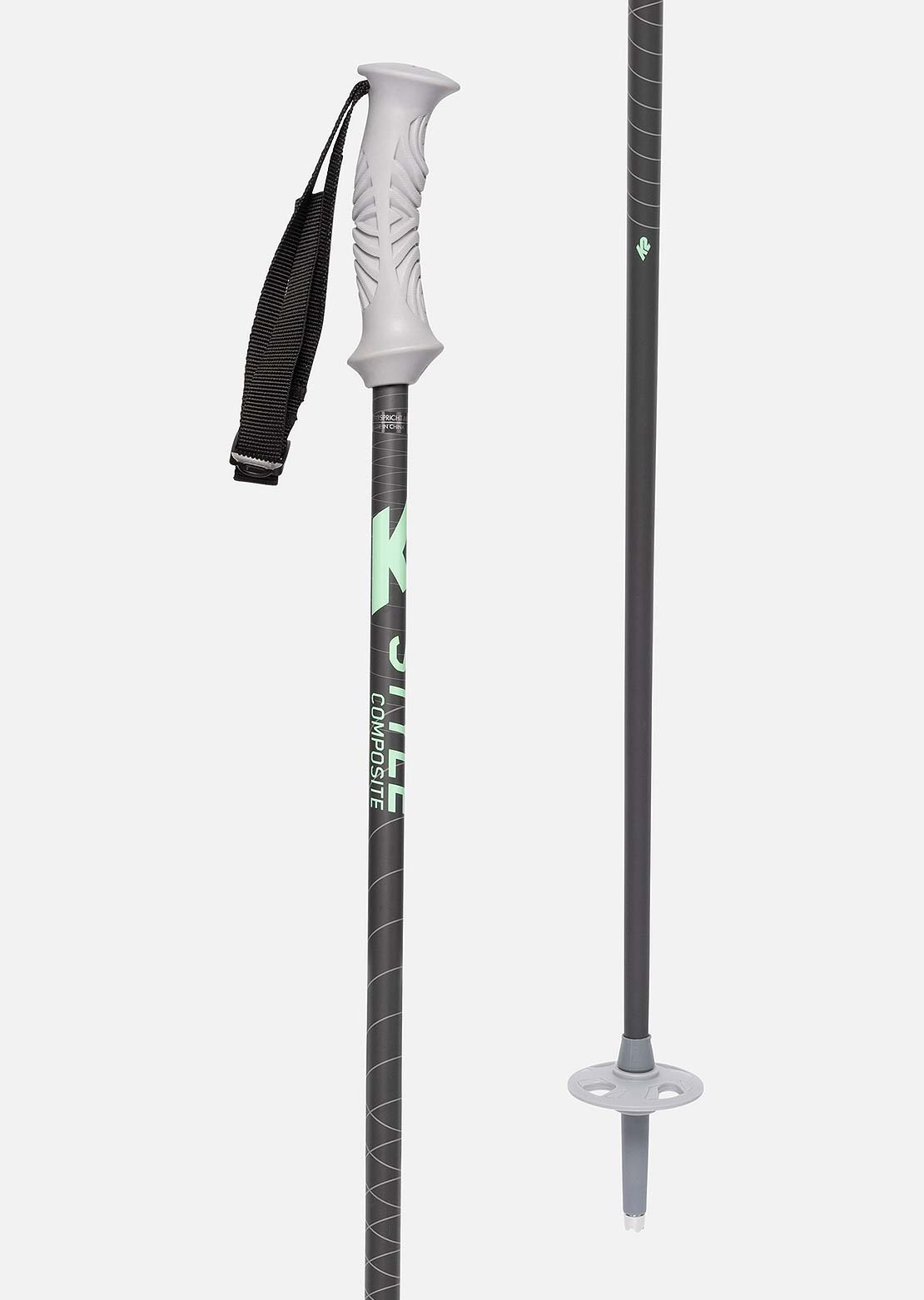 K2 Women&#39;s Style Composite Ski Poles Grey