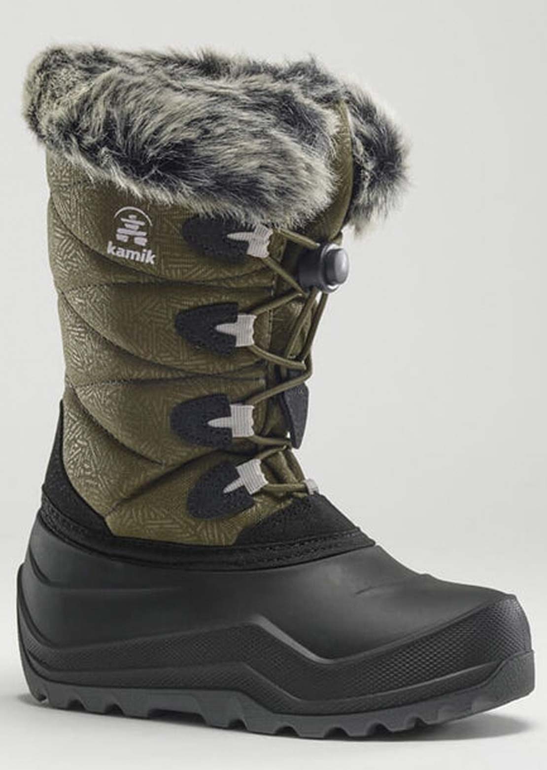 Kamik Junior Snowangel Winter Boots Dark Olive