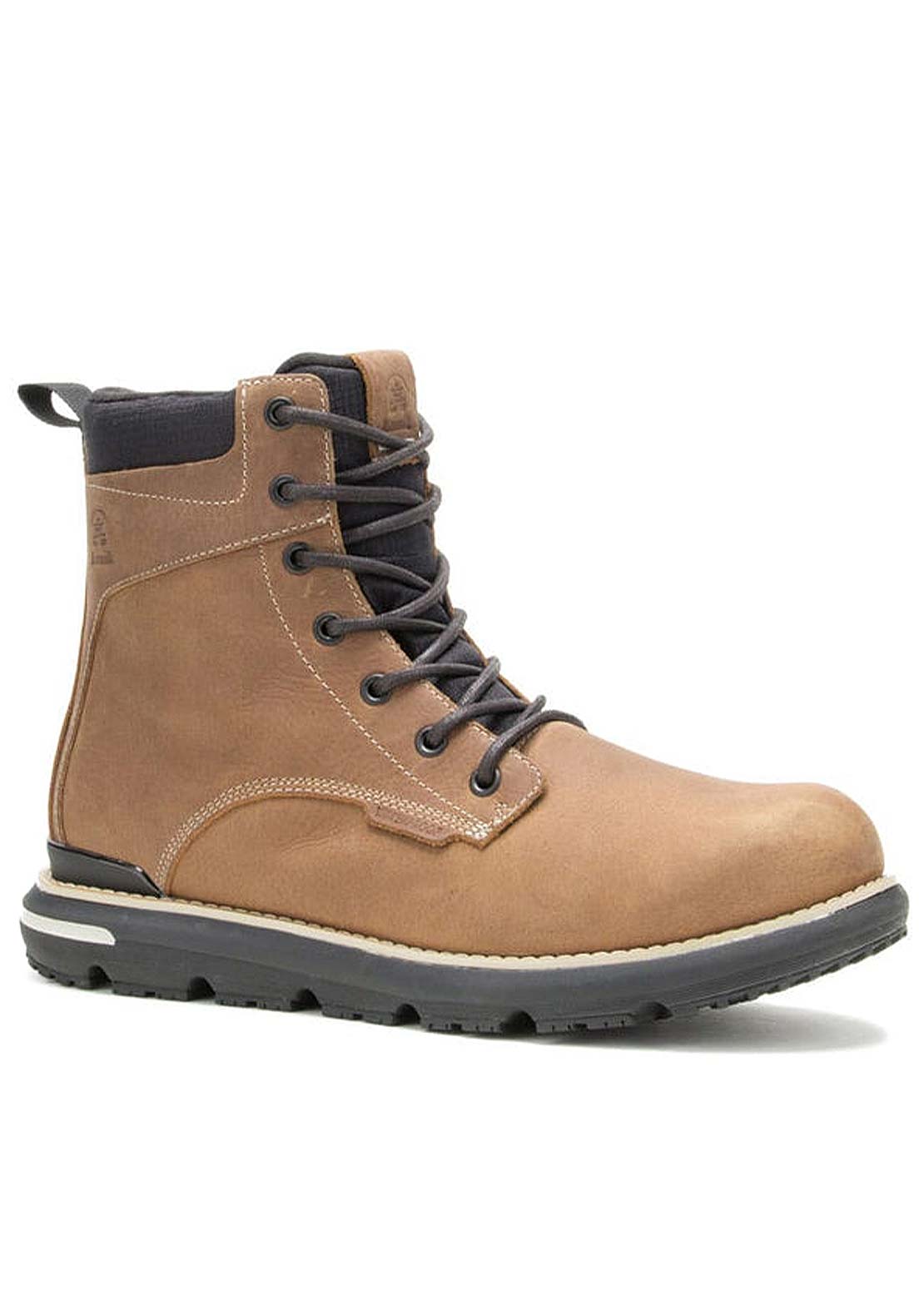 Kamik Men's Brody L Waterproof Leather Insulated Winter Boots Tan