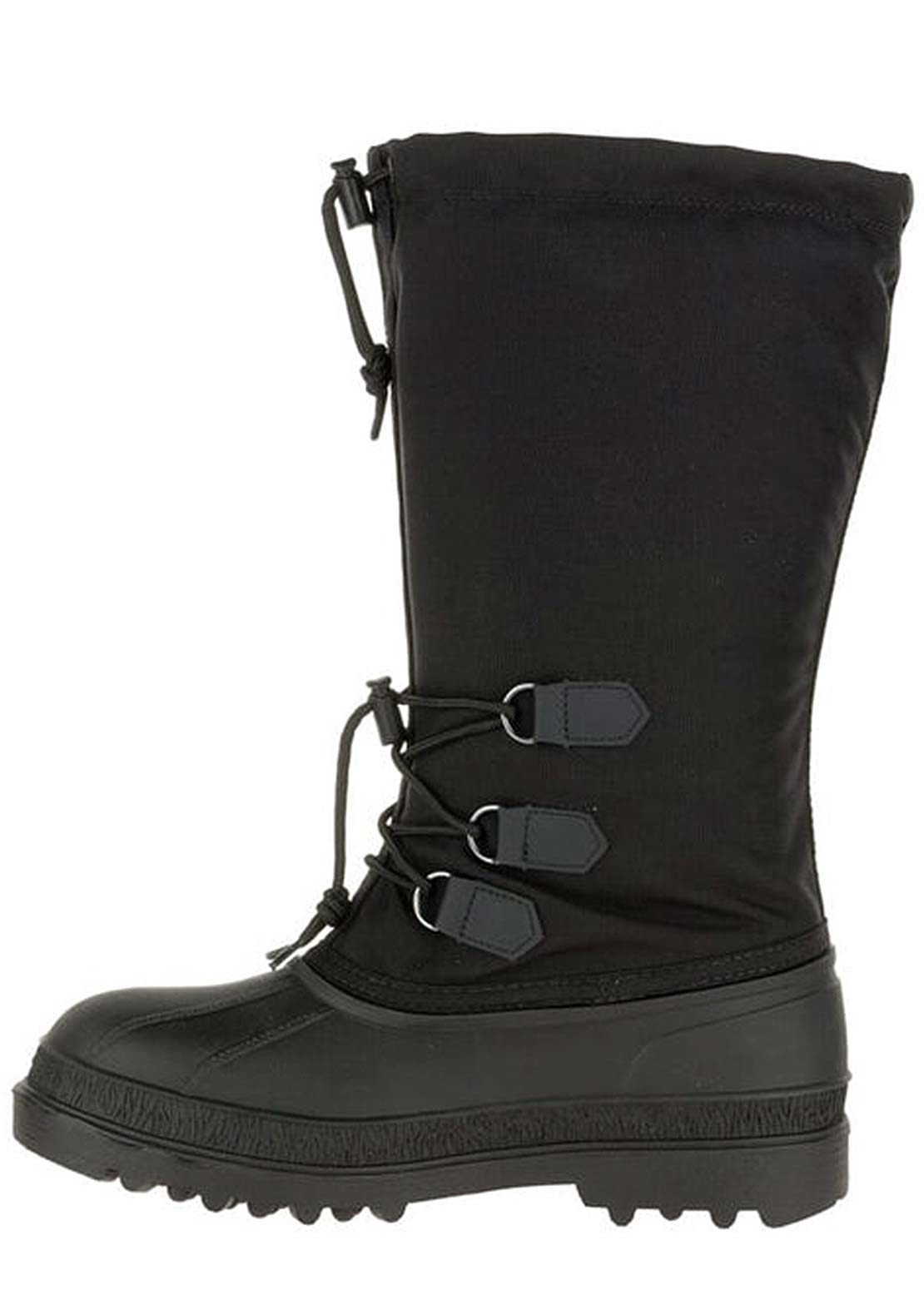 Kamik Men&#39;s Canuck Seam-Sealed Waterproof Winter Boots Black