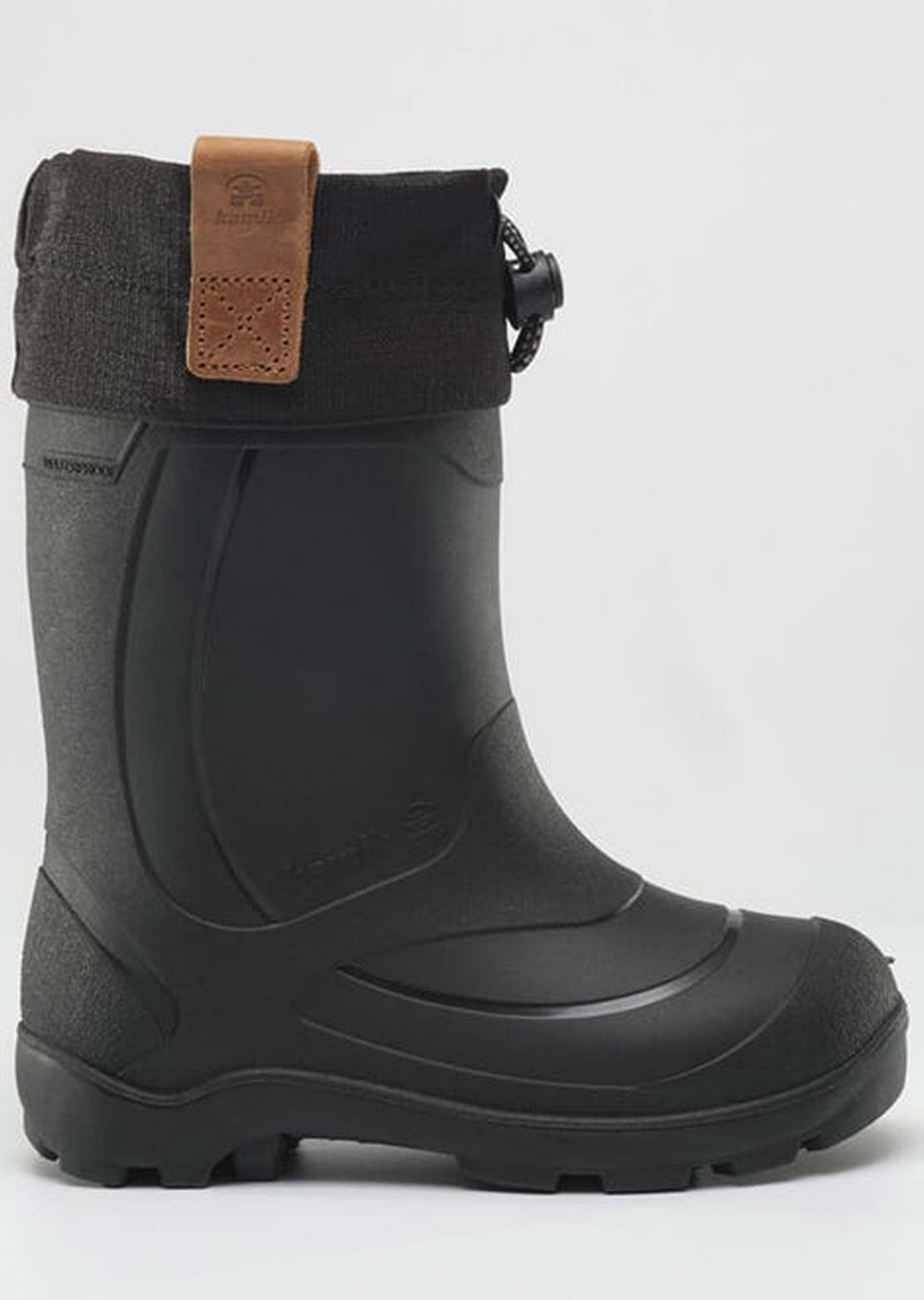 Kamik Toddler Tundra Lightweight Synthetic Rubber Winter Boots Black