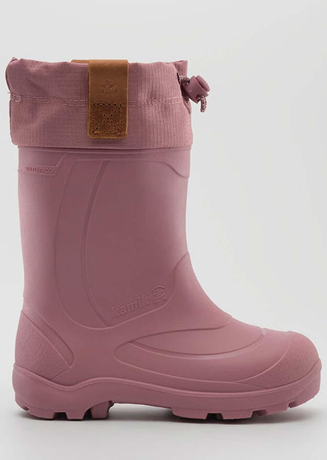 Kamik Toddler Tundra Lightweight Synthetic Rubber Winter Boots Rose