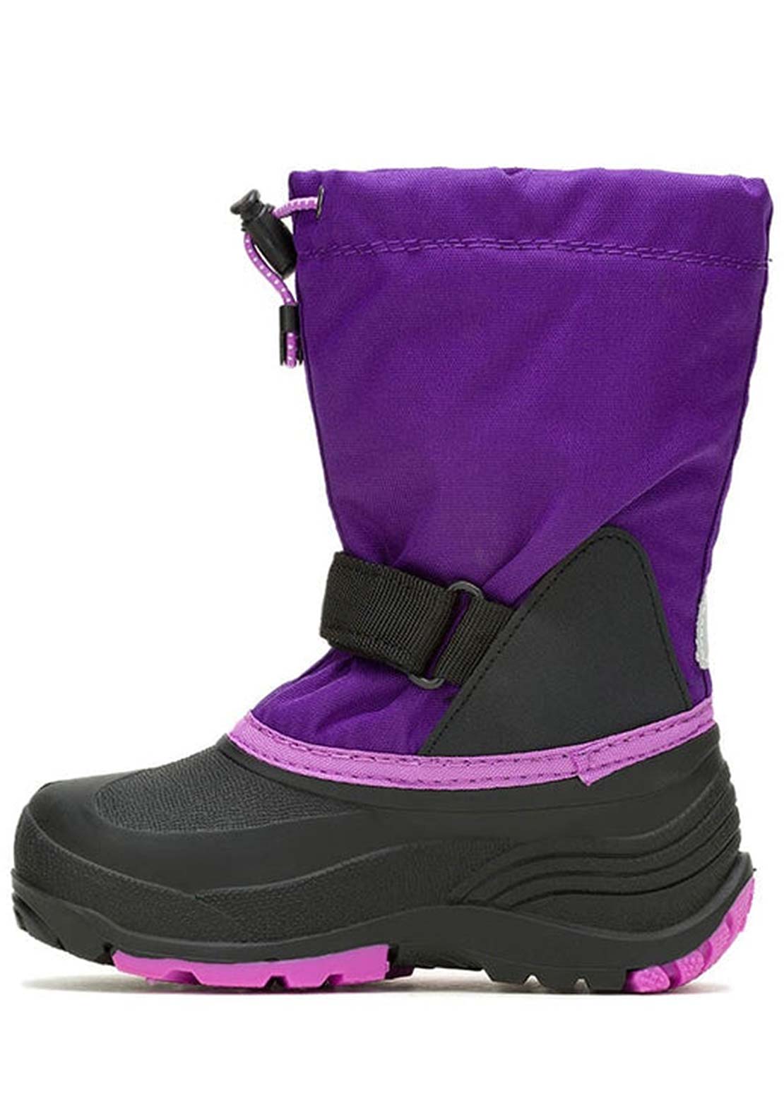 Kamik Toddler Waterbug 5 Waterproof Nylon Winter Boots Purple
