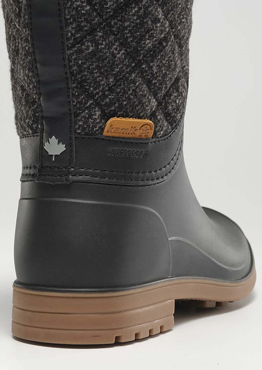Kamik Women's Comfortable Abigail Winter Boots Black/White